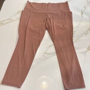 Athleta Salutation Stash Rose Leggings